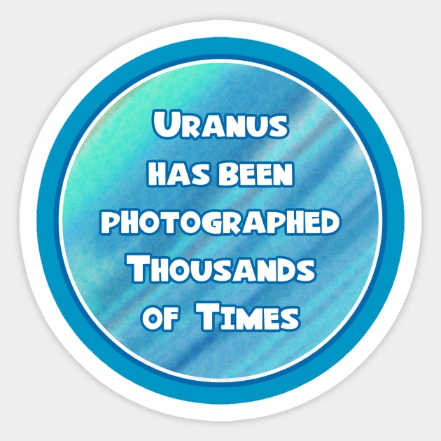 Uranus 2 Sticker by Vandalay Industries